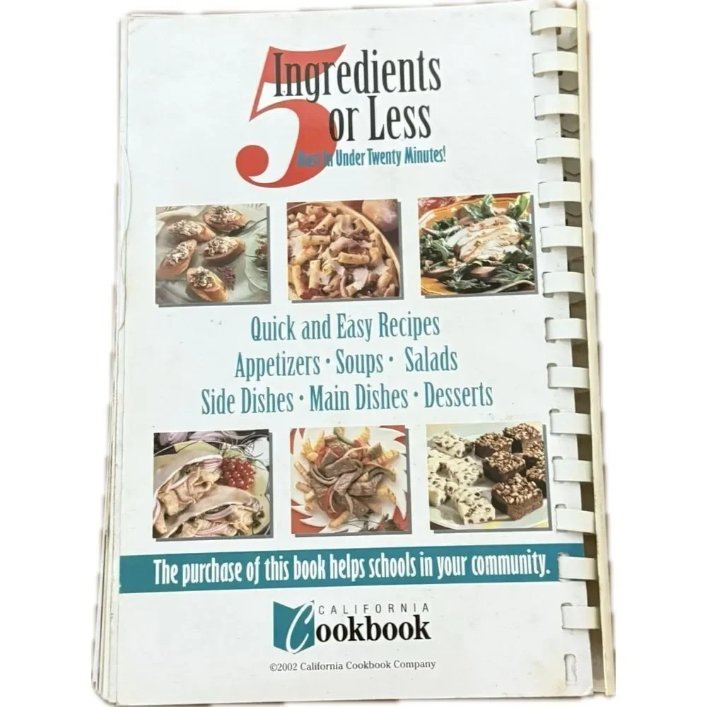 5 Ingredients‎ or Less Cookbook